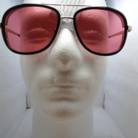 Gafas estilo Tony Stark steampunk color rojo