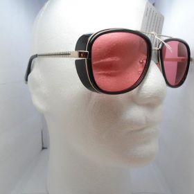 Gafas estilo Tony Stark steampunk color rojo