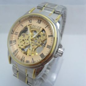 Reloj Automático Bosck Acero Inxoidable Esfera Dorada