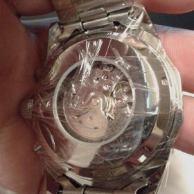 Reloj Automático Skeleton Esfera Blanca