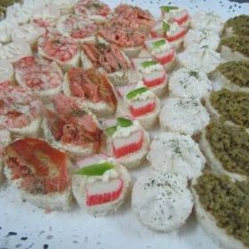 Banquetera santiago brochetas empanaditas minichurrascos